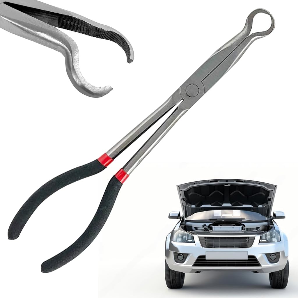 STHIRA Spark Plug Wire Removal Plier 11 inches Spark Boot Removal Pliers for Car Anti-slip Serrated Tongs Spark Plug Removal Pliers STHIRA Spark Plug Wire Removal Plier 11 inches Spark Boot Removal Pliers for Car Anti-slip Serrated Tongs Spark Plug Removal Pliers
